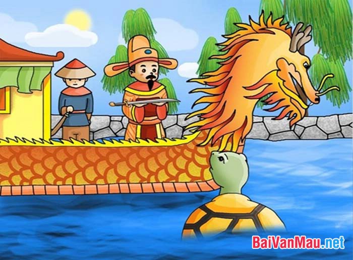 Đóng vai thanh gươm kể lại chuyện Truyền thuyết Hồ Gươm