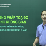 Video ôn thi THPT Quốc Gia: Phương pháp tọa độ trong không gian phần 1