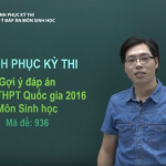 Chữa đề thi tốt nghiệp THPT Quốc Gia môn Sinh học năm 2016