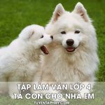 Bài văn lớp 4 tả con chó nhà em