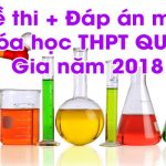 Đề thi THPT Quốc Gia môn Hóa Học năm 2017