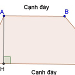 Công thức tính diện tích hình thang và chu vi hình thang – Toán lớp 8