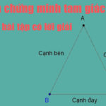 Cách chứng minh tam giác cân và bài tập có lời giải